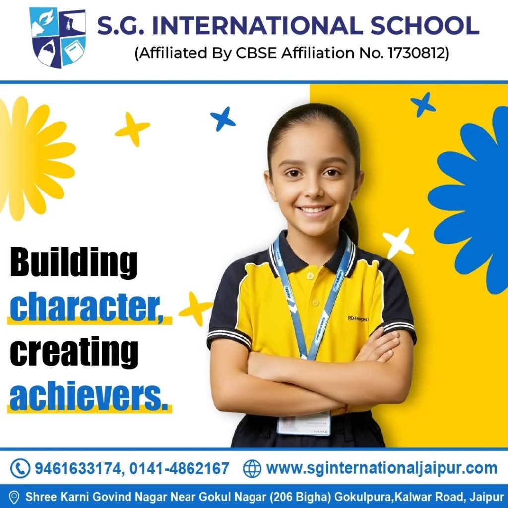 SG International School is the Preferred Choice for Parents Searching a Top School in Jhotwara, Jaipur